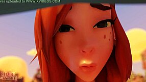 Wendy enjoys a swim with friends by the pool