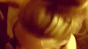 Sloppy blonde blowjob on big interracial cock turns into monster toppy.