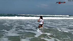 walking naked on southern beaches after tasty sex