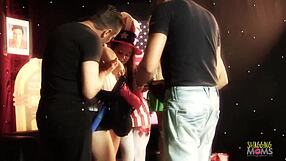 babes suck cocks before getting pounded