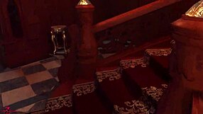 velma encounters the ghost in a brothel, leading to rough blowjob and deepthroat with big cock