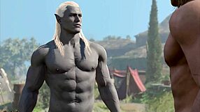 baldurs gate 3 halsin romance gay sex scene