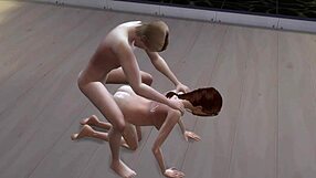 Titty fuck in animated hentai with an otherworldly beauty