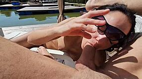 He shoves his huge cock in my mouth and fucks me while im sunbathing pt1