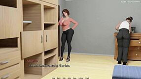 3D cartoon game with stepmom and pervert dude's heart issues