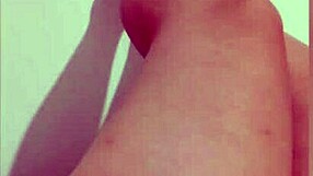 The shy petite 18+ hottie revealed her sexy legs with red pedicure for a footjob.