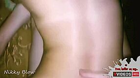 close up homemade swingers scene with bent over action