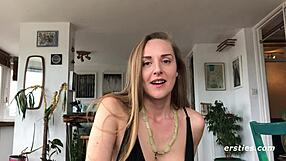 Amateur Sarah Has Intense Quivering Solo Orgasm