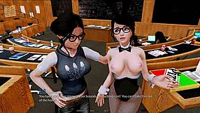 Harem hotel 418 predstavi ukrivljeno anime dekle v sladkem outfitu