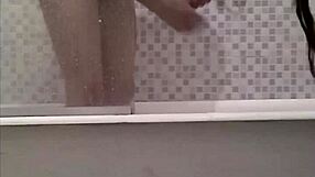 spying on not sister bathing, tempting view in bath