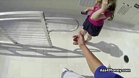 broke teen uses payphone then meets someone outdoors