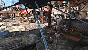 Fallout 4 Diamond City Public Fucking Scene.