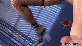 Wow! Big tit babe gets every hole stuffed hard!