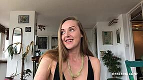 Amateur Sarah Has Intense Quivering Solo Orgasm