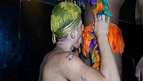 Orgia de carnaval com brasileiros no rio de janeiro