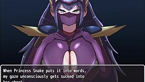 Hero dominated, villainesses tease his monster cock in villainess quest