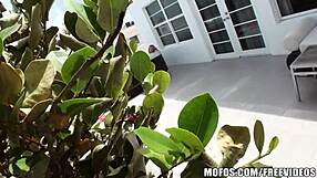 I watch Megan get wet in the jacuzzi with doggystyle action