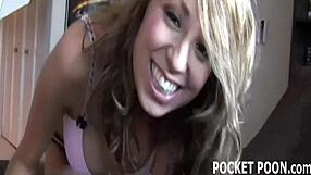 Redhead Catches Her Teen Roommate Masturbating With Toys In Dorm Bath