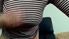 Damn! Russian Milf with Big Boobs Toys Her Wet Pussy Live!