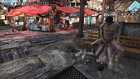 Fallout 4 Diamond City Public Fucking Scene.