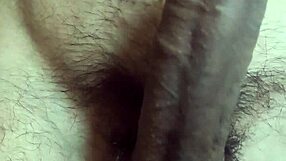 The gay man plays with his navel and cums in this solo scene