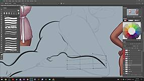 Steamy 2D art stream of darkcookie's Summertime Saga playthrough on Picarto