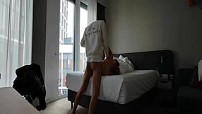 Slutty Wife Demands Creampie Breakfast in Bed on Vacation