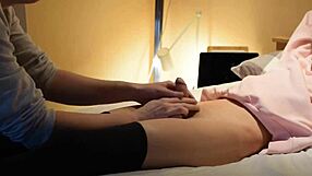 Lovely shemale getting checked out