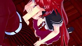 I am Rias Gremory asking for sex in HS DXD NTR Madness 2