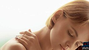 Petite teen model strips with soft emotions