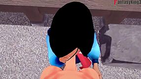 Fa Mulan gets fucked in 3D cartoon POV fantasy. anime hentai style full scene.