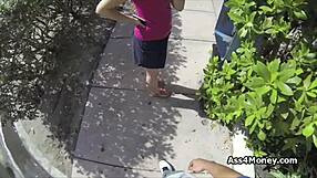 broke teen uses payphone then meets someone outdoors