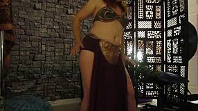 Hotwife steffi princess pussy dance in cosplay