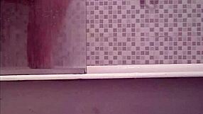 spying on not sister bathing, tempting view in bath