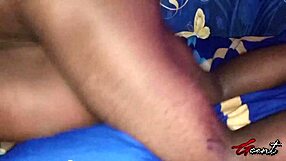 In the early morning, the girlfriend enjoys a passionate quickie missionary fuck with her black friend, her wet pussy dripping during the wet sex.