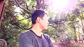 intriguing japanese beauty with big tits on display