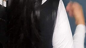 Quick oral with friend while husband works!