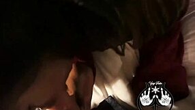 yo, come see this ebony babe bent over for big cock action!