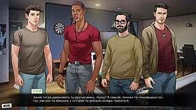 Red string part 12: A sexy animated game with naked blondes and hot gym scenes