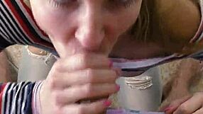 i giv my belovd man hommad blowjob with lickn