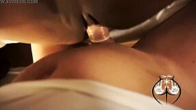 yo, come see this ebony babe bent over for big cock action!