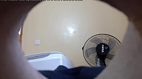 Indian step-sister spied on with hidden camera for nice ass.