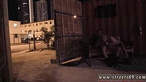 teen babe's oiled ass bound in hardcore bondage for old guy