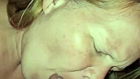 Slobbering On Cock With Mouthful Of Cum In Intense Blowjob
