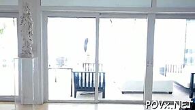 Wicked Beauty Really Adores Licking Balls Of Her Partner.