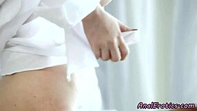 Busty babe enjoys anal pleasure in various poses