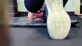 Gym Workout Turns Wet And Wild In Public!