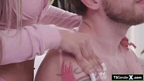 Can No Man Resist Two Horny Big-Boobs Shemales?