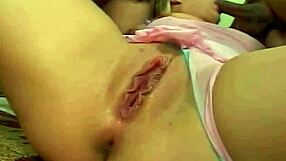 Blonde Babysitter Deepthroats In Threesome