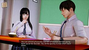 In academy 176, the game unfolds with anime-style adventures and hentai elements.